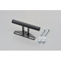 77437 MOUNT BAR 155MM Ø22.2MM BLACK HANDLE CLAMP MOUNT TYPE