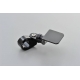 97253 ALUMINUM HANDLE CLAMP BRACKET 22.2MM BLACK ANODIZED