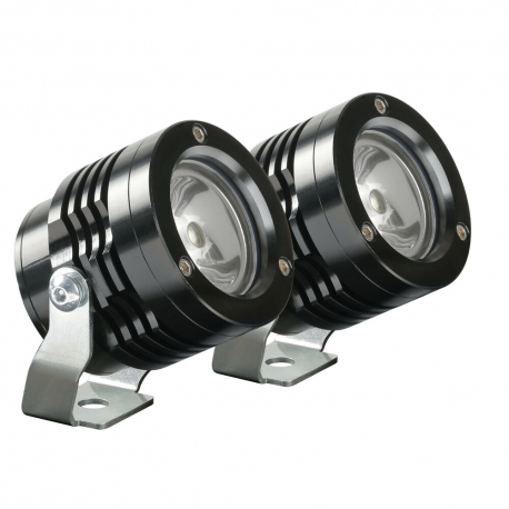 90533 - O-Lux, pair of auxiliary led lights, 12V - Black