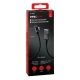 38839 Cable 90° Usb Lightning - 200 cm – Black