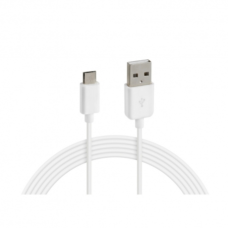 38884 Cable Usb Micro Usb - 100 cm - White