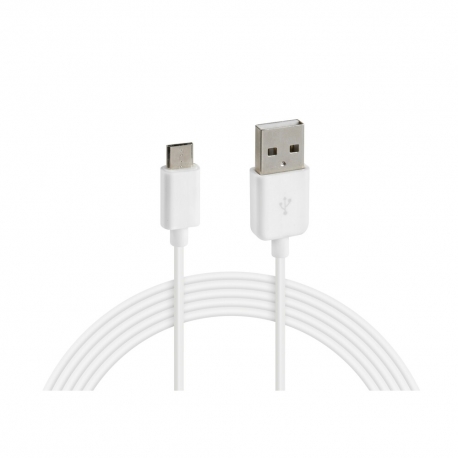 38884 Przewód USB Micro USB - 100 cm - Biały