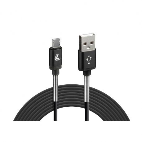 38921 USB Micro USB - 200 cm - Czarny