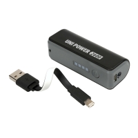 38820 Uni-Power 2600 powerbank z uniwersalnym kablem Apple/Micro USB