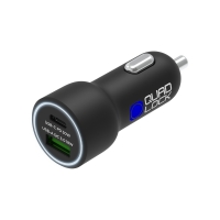 Quad Lock Dual Car Charger USB-C + USB-A 48W
