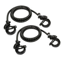 60178 Uni-Flex, pair of size adjustable stretch-cords with safety locks