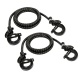 60178 Uni-Flex, pair of size adjustable stretch-cords with safety locks