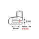 65391 Disk brake lock - Pin Ø 6 mm