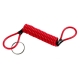 90673 Reminder, steel spiral cable – Red
