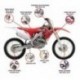 Komplet łożysk koła przód z uszczelniaczami Yamaha YZ 125 98-14, YZ 250 98-14, YZ 250F 01-13, YZ 400F 98-99, YZ 426F 00-02,