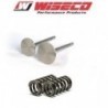 Komplet - Zawory wydechowe + sprężyny WISECO Kawasaki KXF 450 06-08 / KFX450R 08-13