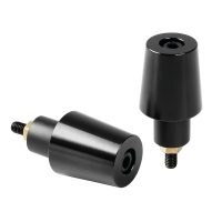 90317 SU-2 Universal bar ends (2 pcs) - Black 17/23 mm