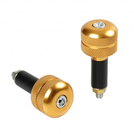90319 Universal bar ends (2 pcs) Gold 13/17 mm