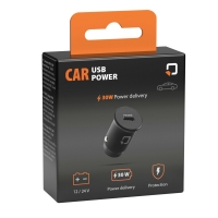 91799 Car Usb Power, 1 Usb C port charger - PD - 30W - 12/24V