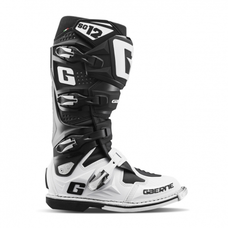 GAERNE BUTY CROSS/ENDURO MODEL SG-12 BLACK/WHITE KOLOR CZARNY/BIAŁY ROZMIAR 47