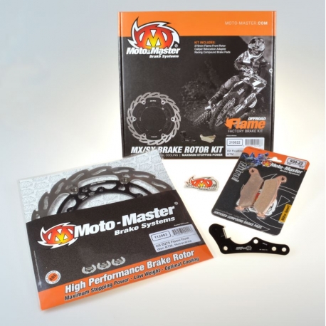 MOTO-MASTER ZESTAW HAMULCOWY DO YAMAHA YZ 125 `08-,YZ/YZF 250 `07- YZF 450 `08- ZAWIERA: TARCZA PŁYWAJĄCA 270MM (112088),ADAPTER