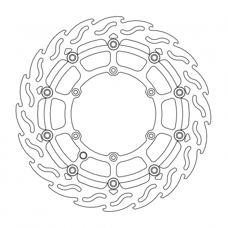 MOTO-MASTER PROMOCJA TARCZA HAMULCOWA PŁYWAJĄCA FLAME PRZÓD SUPERMOTO 320MM KTM/HUSQVARNA/HUSABERG