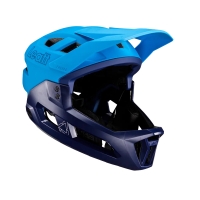 LEATT KASK ROWEROWY MTB ENDURO 2.0 (WYPINANA SZCZĘKA) V24 CYAN KOLOR GRANATOWY/NIEBIESKI ROZMIAR S (51-55 cm)