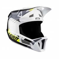 LEATT KASK ROWEROWY MTB GRAVITY 2.0 V24 HELMET WHITE/BLACK KOLOR BIAŁY/CZARNY ROZMIAR XL (61-62 cm)