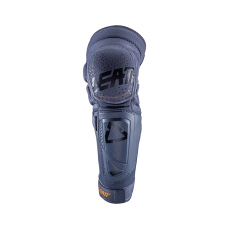 LEATT NAKOLANNIKI OCHRANIACZE KOLAN 3DF HYBRID EXT KNEE AND SHIN GUARD FLINT KOLOR SZARY ROZMIAR L/XL