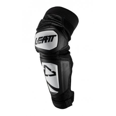 LEATT NAKOLANNIKI OCHRANIACZE KOLAN EXT KNEE AND SHIN GUARD WHITE/BLACK KOLOR BIAŁY/CZARNY ROZMIAR L/XL