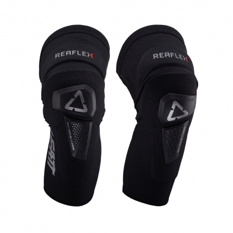 LEATT NOWOŚĆ NAKOLANNIKI OCHRANIACZE KOLAN REAFLEX HYBRID PRO KNEE GUARD BLACK KOLOR CZARNY ROZMIAR XXL