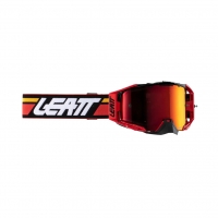 LEATT GOGLE VELOCITY 6.5 IRIZ RED RED 28% - KOLOR CZERWONY/CZARNY SZYBKA POMARAŃCZOWA LUSTRO