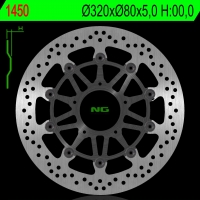 NG TARCZA HAMULCOWA PRZÓD MV AGUSTA 675/800/1000 11-18 (320X80X5,0MM) (5X8,5MM)