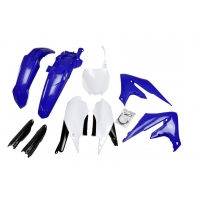 UFO KOMPLET PLASTIKÓW (FULL KIT) Z OSŁONAMI TELESKOPÓW (AMORTYZATORÓW) YAMAHA YZF 250 '19-'23, YZF 450 '18-'22 KOLOR OEM NIEBIES