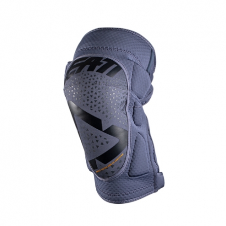 LEATT NAKOLANNIKI OCHRANIACZE KOLAN 3DF 5.0 ZIP KNEE GUARD FLINT KOLOR SZARY ROZMIAR S/M