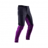 LEATT NOWOŚĆ SPODNIE ROWEROWE MTB TRAIL 2.0 VELVET KOLOR CZARNY/FIOLETOWY ROZMIAR M
