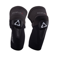 LEATT NAKOLANNIKI OCHRANIACZE KOLAN REAFLEX HYBRID KNEE GUARD BLACK KOLOR CZARNY ROZMIAR M