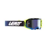 LEATT GOGLE VELOCITY 6.5 IRIZ UV PURPLE 78% - KOLOR CZARNY/ZIELONY/FIOLETOWY SZYBKA FIOLETOWA LUSTRO