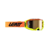 LEATT GOGLE VELOCITY 5.5 GOGGLE IRIZ CITRUS 68% KOLOR POMARAŃCZOWY/ŻÓŁTY SZYBKA ZŁOTA LUSTRO