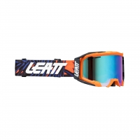 LEATT GOGLE ROWEROWE VELOCITY 5.0 MTB GOGGLE IRIZ JUNGLE 26% KOLOR POMARAŃCZOWY/CZARNY/NIEBIESKI SZYBKA MULTICOLOR LUSTRO