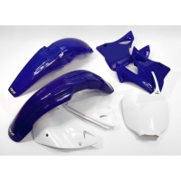 UFO KOMPLET PLASTIKÓW YAMAHA YZ 125 '00-'01, YZ 250 '00-'01 KOLOR OEM (BIAŁY/NIEBIESKI) (YA300E999)