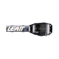 LEATT GOGLE VELOCITY 6.5 GOGGLE GRAPHITE LIGHT GREY 58% - KOLOR GRAFITOWY/SZARY/BIAŁY SZYBKA DYMIONE LUSTRO SZARA