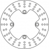 TRW ZF TARCZA HAMULCOWA PRZÓD HONDA CB 250 TWO FIFTY 92-05, TYŁ - HONDA TRANSALP XL-V 600/650 91-07, TRANSALP XL-VA 700 08-13, C