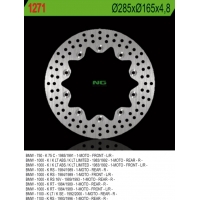 NG TARCZA HAMULCOWA PRZÓD BMW K 75C/RT/S '94-'96, PRZÓD/TYŁ K 100 '84-'93, K1100 '92-'00 (285X165X4,8) (10X5,5MM)