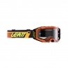 LEATT GOGLE VELOCITY 5.5 CITRUS LIGHT GREY 58% - KOLOR POMARAŃCZOWY/CZARNY SZYBKA PRZYDYMIANA