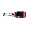 LEATT NOWOŚĆ GOGLE VELOCITY 5.5 FORGE ROSE UC 32% - KOLOR SZARY/CZERWONY/CZARNY SZYBKA CZERWONA