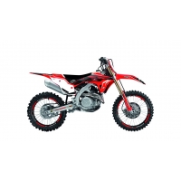 BLACKBIRD KOMPLET NAKLEJEK (OKLEIN) + POKROWIEC POSZYCIE NA SIEDZENIE HONDA CRF 250R '22-'24, CRF 450R '21-'24 DREAM 4 KOLOR CZE