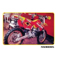 BLACKBIRD KOMPLET NAKLEJEK (OKLEIN) SUZUKI RM 125/250 '96-'00 REPLICA TEAM SUZUKI 1998