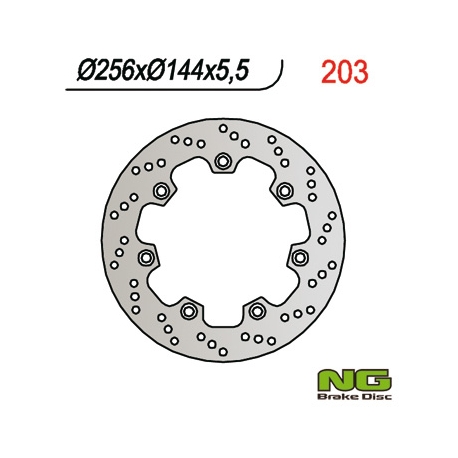 NG TARCZA HAMULCOWA PRZÓD HONDA XL 600 RM/LM (85-88) (256x144x5,5)