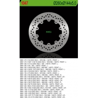 NG TARCZA HAMULCOWA PRZÓD BMW R45/60/65/75/80/90/100 (260X144X5) 10 OTWORÓW ŚR.5