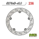 NG TARCZA HAMULCOWA TYŁ BMW R 850/1100/1150/1200 (276x-x5) (5x10,5mm)