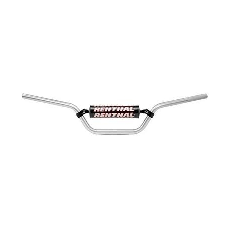 RENTHAL KIEROWNICA 7/8 CALA (22MM) ATV HANDLEBAR SILVER SPECIAL QUAD PADDED KOLOR SREBRNY Z GĄBKĄ