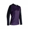 LEATT NOWOŚĆ KOSZULKA ROWEROWA MTB ENDURO 4.0 JERSEY VELVET KOLOR FIOLETOWY/CZARNY ROZMIAR XL