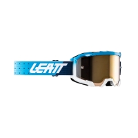 LEATT GOGLE VELOCITY 4.5 IRIZ CYAN BRONZE UC 68% - KOLOR NIEBIESKI/BIAŁY SZYBKA BRĄZ LUSTRO