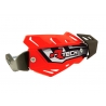 RACETECH (RTECH) OSŁONY RĄK (HANDBARY) FLX ATV/QUAD KOLOR CZERWONY (Z 3 RODZAJAMI MOCOWAŃ DO KIEROWNICY)